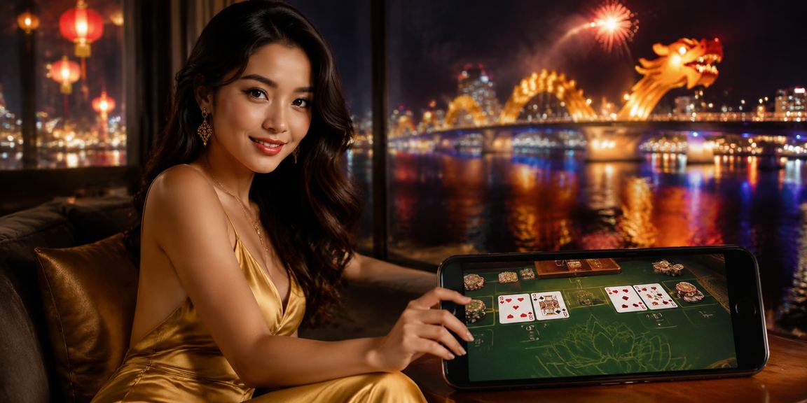 Người chơi Baccarat live casino tại Đà Nẵng trên màn hình laptop bên ly cà phê