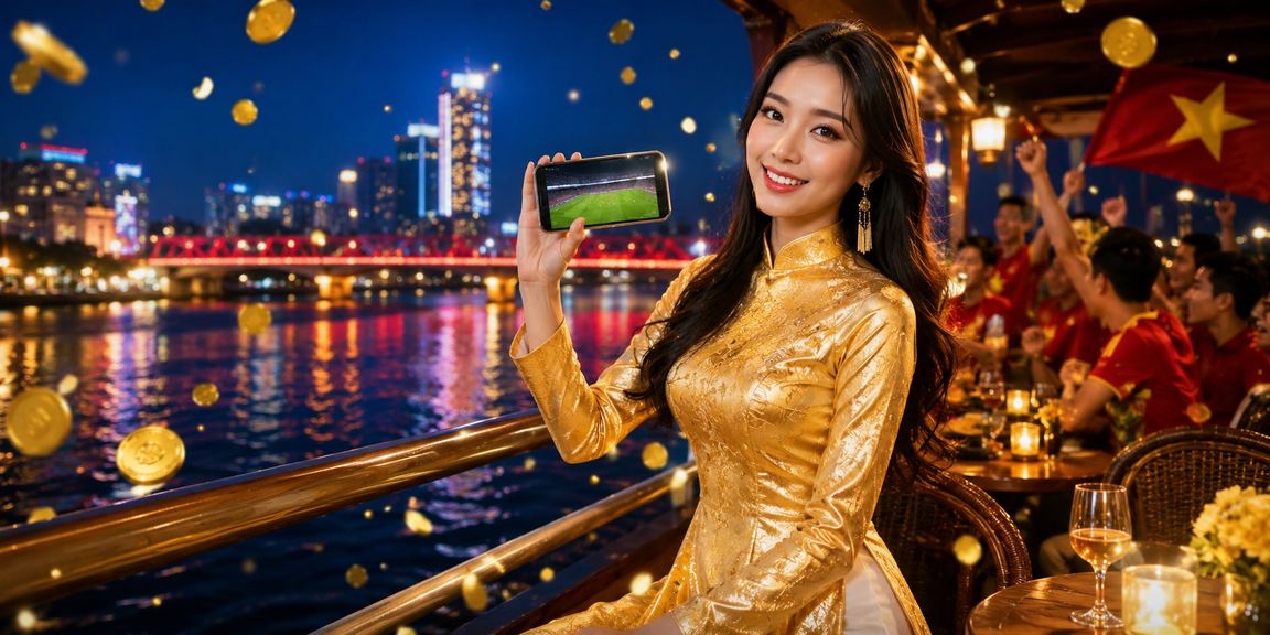 Màn hình điện thoại hiển thị giao diện cá cược trực tuyến tại Việt Nam